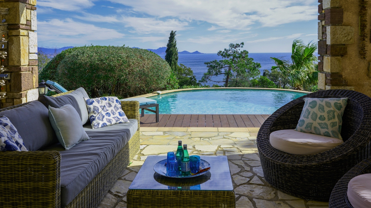 Luxury room at Villa La Vigerie